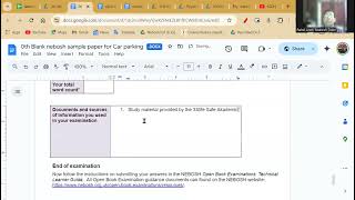 Examination Format Document and sources of information you OBE Format infoNEBOSH [upl. by Yelkao]