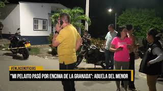 quotMi pelaito pasó por encima de la granadaquot Abuela del menor [upl. by Engamrahc]