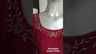 Moonglade design studio gown handwork [upl. by Lubba]