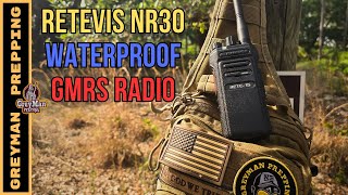 Retevis  NR30 5 Watt Waterproof GMRS Radio [upl. by Entirb]