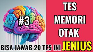 Tes Memori 3  Uji Ketajaman Daya Ingatmu Dalam Beberapa Detik [upl. by Enilegna]