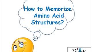 Memorize Amino Acid structures 5 mins [upl. by Cos]