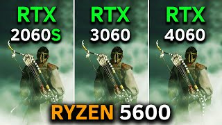 RTX 2060 SUPER 8GB vs RTX 3060 12GB vs RTX 4060 8GB  RYZEN 5 5600  Test in 10 Games  2024 [upl. by Ansell]