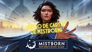 ¡Esta es toda la información del juego de cartas de Mistborn Mistborn Deckbuilding game  Español [upl. by Aelyak]