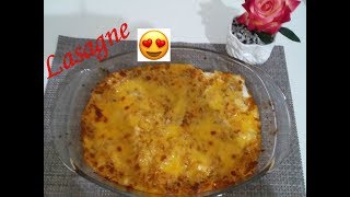 الازانيا المحبوبة باللحمة المفرومة  بطريقة جد سهلة Recette de Lasagne facile [upl. by Katrinka148]