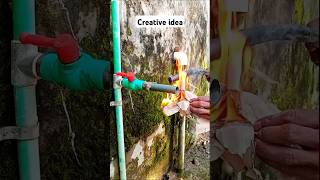 Techniques for Fitting Water Loose Pipes pipeline creative shorts [upl. by Rocca]