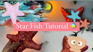 Star Fish 🐟 tutorial 😍😍 youtube [upl. by Tterrag172]