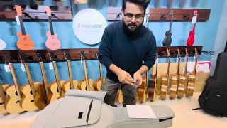 Enya EGAQ1M 41quot Grand Auditorium Solid Sitka Spruce A and Mahogany Acoustic Guitar Unboxing [upl. by Ciapha427]