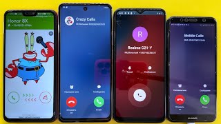 Fake Calls and Real Calls Honor 8X Umiio P60 Ultra Realme C21Y Huawei Y6 prime [upl. by Eikcor566]