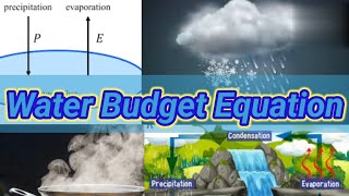 Water Budget Equation  Hydrology  Precipitation  InflowOutflow  Civil Engineering  Shiwani Jha [upl. by Ahsieyk]