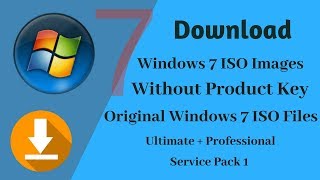 How To Download Windows 7 ISO Images Download Windows 7 Service Pack 1 [upl. by Griffis]