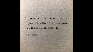 quotIf you feel pain you are alive If you feel other peoples pain [upl. by Bouchier]