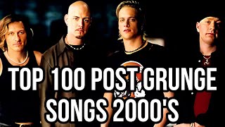 TOP 100 POST GRUNGE 2000s [upl. by Alys]