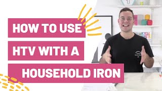 How To Use HTV With a Household Iron [upl. by Harbed]