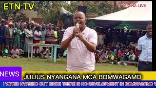 MCA BOMWAGAMO JULIUS NYANGANA IPOLOGIES TO HON JOASH NYAMOKO [upl. by Aracahs346]