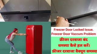 Haier Haier Deep Freezer Haier Freezer Door Lock Problem Haier Door Vacuum problem Haier chest [upl. by Panaggio]