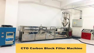 Hot Sale CTO Carbon Filter Cartridge Making Machine  CTO Water Filter [upl. by Florida]