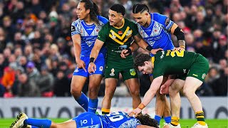 Australia Vs Samoa Extended Highlights Of The Rlwc2021 Cup Final up [upl. by Peckham]