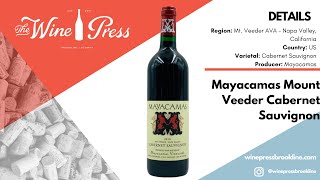 First Glass Weekly Wine Tasting  2016 Mayacamas Cabernet Sauvignon [upl. by Cirad]