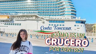 Crucero Costa Toscana 🛳️ ¿Cómo es un crucero por dentro ¡Os muestro todo [upl. by Aundrea]