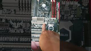 how to install a graphics card in your pc case PCIE x16 slot [upl. by Aiki]