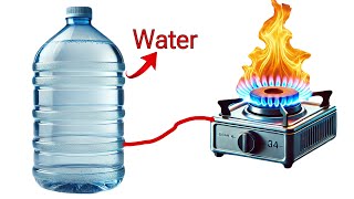 I turn Water into a Free Lifetime Cooking Gas Free Gas [upl. by Nilre]