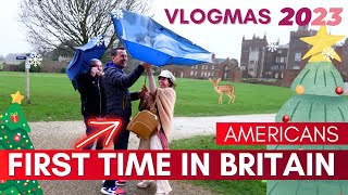 AMERICANS FIRST TIME IN Britain  Vlogmas 2023 [upl. by Ielhsa577]