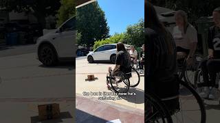 5 wheelchair users 1 beetle rollettesdance funnyvideos wheelchairlife [upl. by Giorgi]