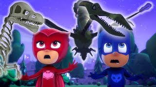 PJ Masks en Español 🌟 Buhíta y el terrible problema con el pterodáctilo 🌟 Dibujos Animados [upl. by Akilam]