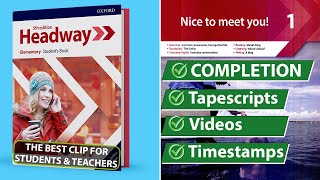 New Headway Elementary 5th Edition  Unit 1 Nice to meet you  Students Book [upl. by Ylicis567]