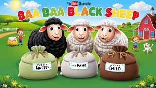 quot🐑 Baba Black Sheep The Ultimate Nursery Rhyme SingAlong Every Child Will Lovequot [upl. by Kobi]