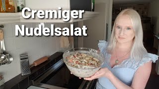 Vegan  Cremiger Nudelsalat  perfekt für den Sommer [upl. by Kreegar]