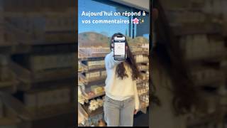 🎥Nouvelle vidéo  On répond à vos commentaires 💬✨ [upl. by Grannia]