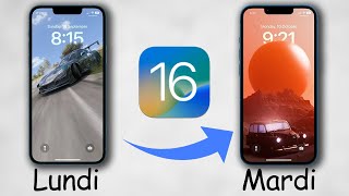 iOS 16  Mon fond décran change automatiquement  Comment faire [upl. by Anirehc]