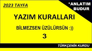 Yazım Kuralları  Yazımı Karıştırılan Sözcükler  YENİ 2023 TAYFA [upl. by Frazier]