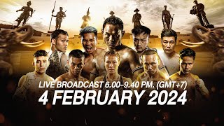 🔴 LIVE THAI FIGHT Rajabhakti Park  4 February 2024 [upl. by Etam]