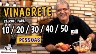 Como Fazer Vinagrete para 50 Pessoas  TvChurrasco [upl. by Cecilius]