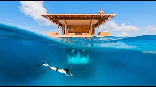 The Manta Resorts Underwater Room Pemba Island Zanzibar  Best Travel Destination [upl. by Milks]