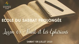 École du sabbat prolongée de lÉglise Adventiste de Poitiers  Sabbat 1er juillet 2023 [upl. by Droffats]