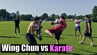 Wing Chun Guy Tests Himself Against Karate  Wing Chun vs Karate [upl. by Alexandrina]