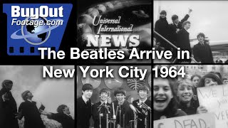 The Beatles Arrive in New York City 1964 Archival Footage [upl. by Lias]