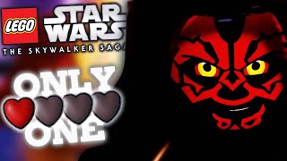 Can I Beat LEGO Star Wars The Skywalker Saga with ONLY 1 HEART  DAY 3 [upl. by Suivat]