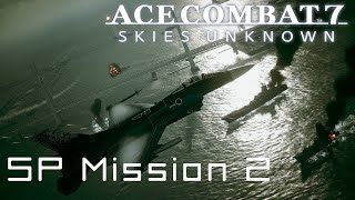 SP Mission 2 Anchorhead Raid DLC  Ace Combat 7 [upl. by Hay]