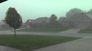 Severe Thunderstorm  May 1 2012 [upl. by Eekcaj]