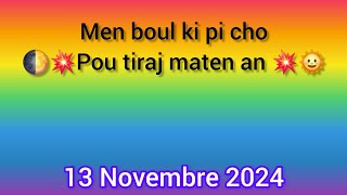 Boul ki paka pa soti pou jodia 13 Nov 2024 like partaj like pataje [upl. by Eiddet]