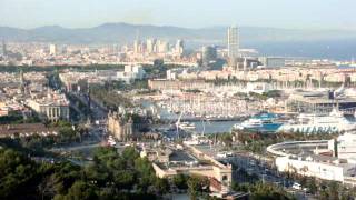 Trafalgar Tours  Panorama of Barcelona Spain MOV03570MPG [upl. by Sterrett]