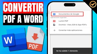 Como CONVERTIR un PDF a WORD  Paso a Paso [upl. by Acimat464]