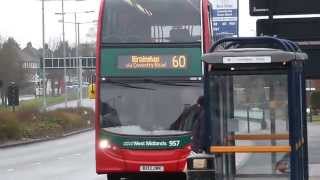 National Express West Midlands 4909 BX13JWK Victoria [upl. by Alleinad775]