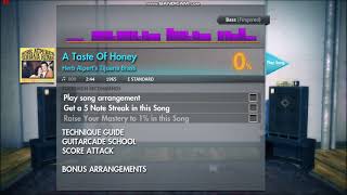 Herb AlpertTijuana Brass quotA Taste of Honeyquot Rocksmith Bass Cover [upl. by Ami]