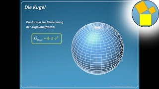 Kugel  Oberfläche  Geometrie  Rueff [upl. by Micaela]